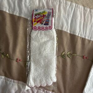 White Toe Socks